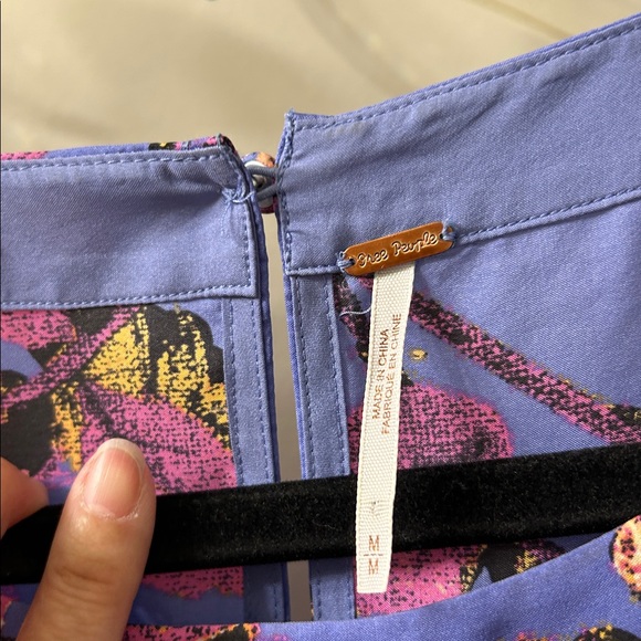 Free People Silk Blossom Maxi Dress Size M - Picture 5 of 5